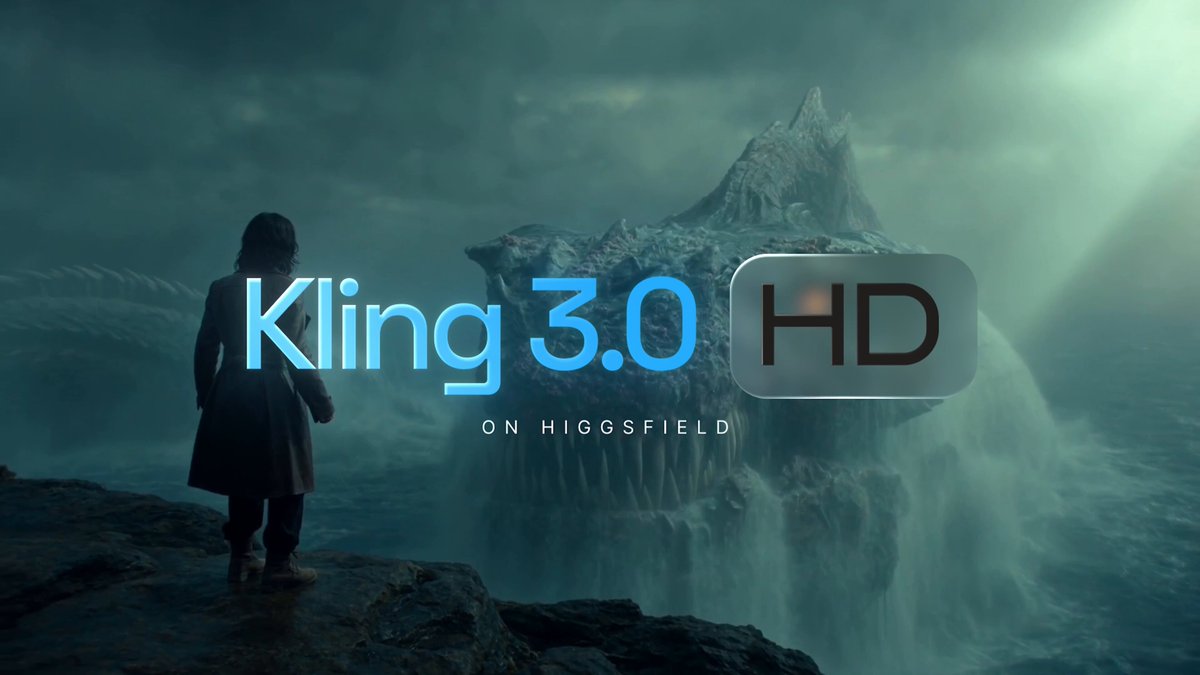 Higgsfield 上线 Kling 3.0 原生 4K 视频生成
