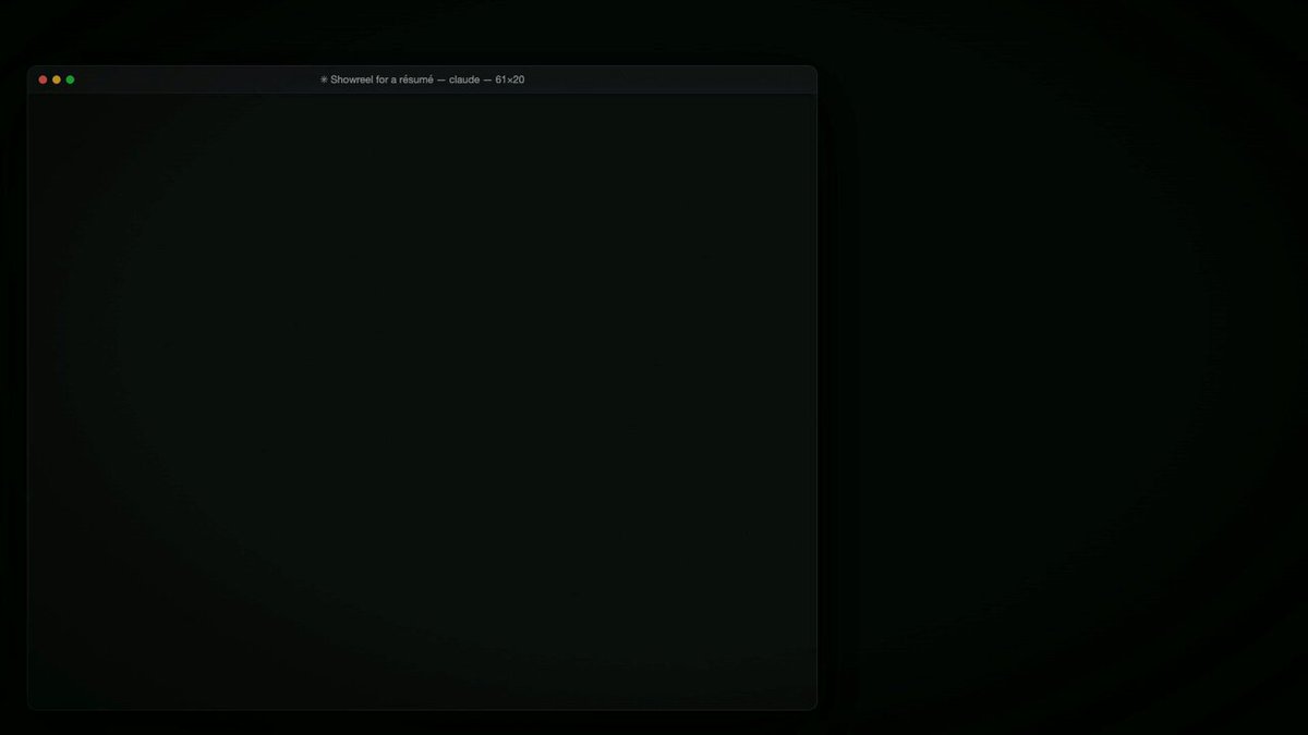 Opus 5.5 turns a Claude Code session into a 3D video from one prompt