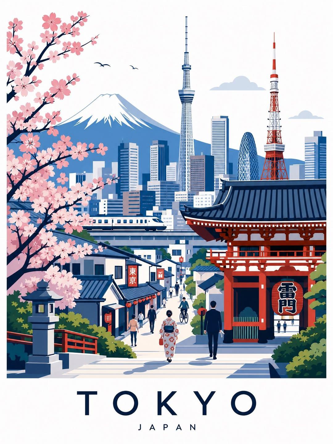 GPT Image 2.5 travel poster prompt in JSON format (image 3 of 3)