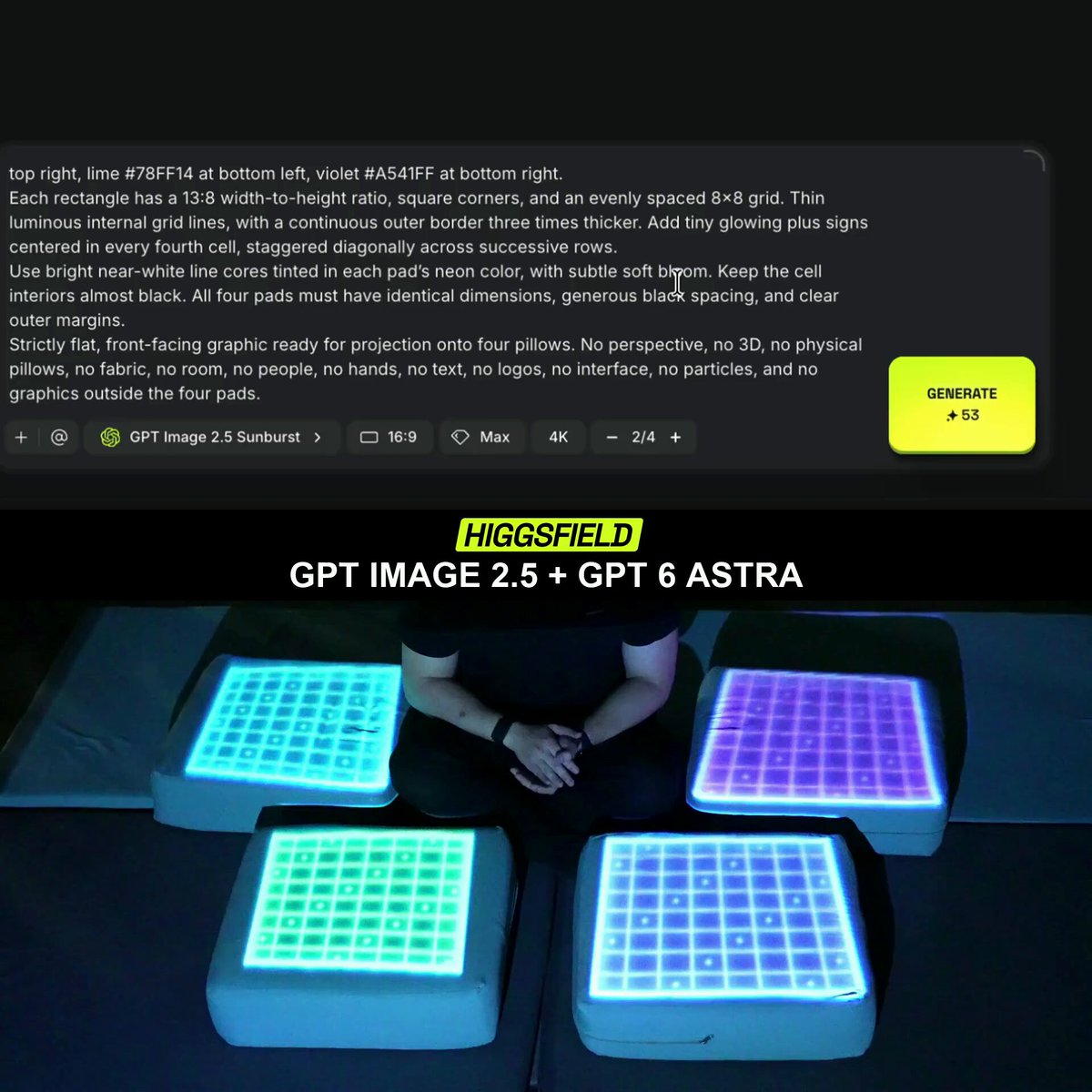 Astra 用投影仪把枕头变成架子鼓