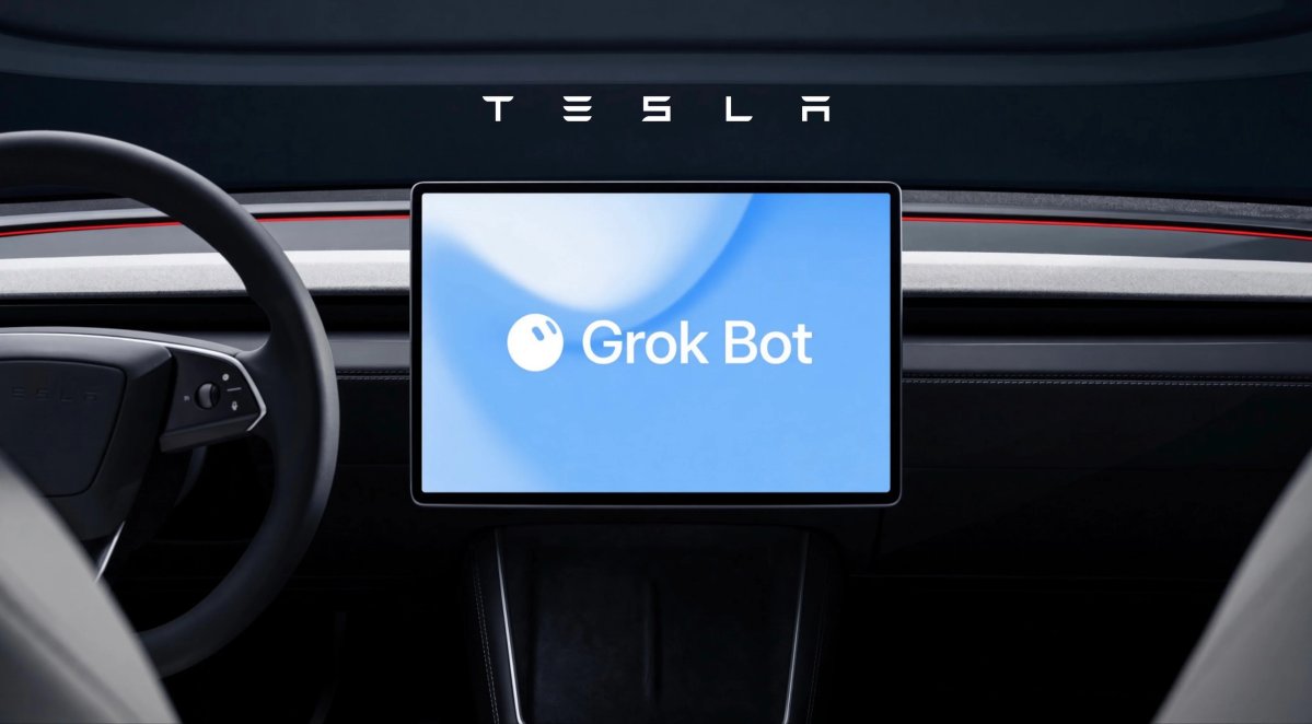 特斯拉把 Grok Bot 装进车机做免手操作