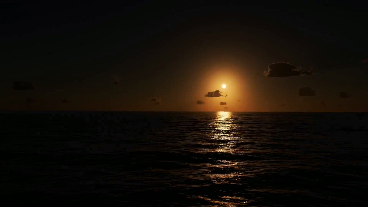 Opus 5.5 generates realistic ocean water in pure code, repo open-sourced