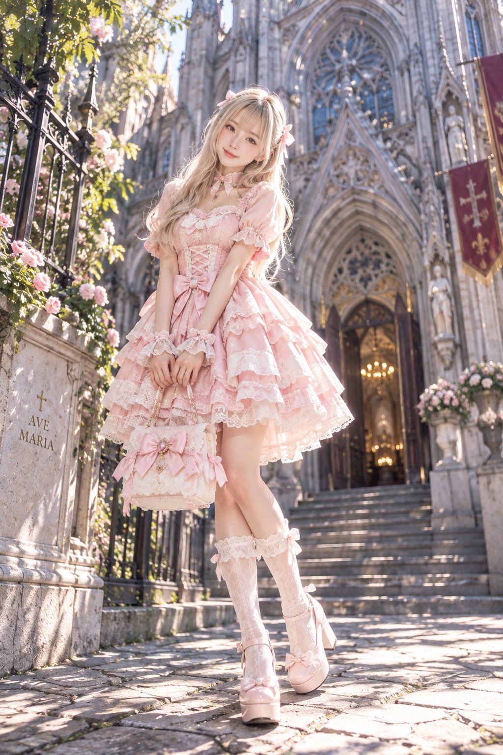 ChatGPT Images 2.5 generates a lolita-style fitting room illustration (image 2 of 2)