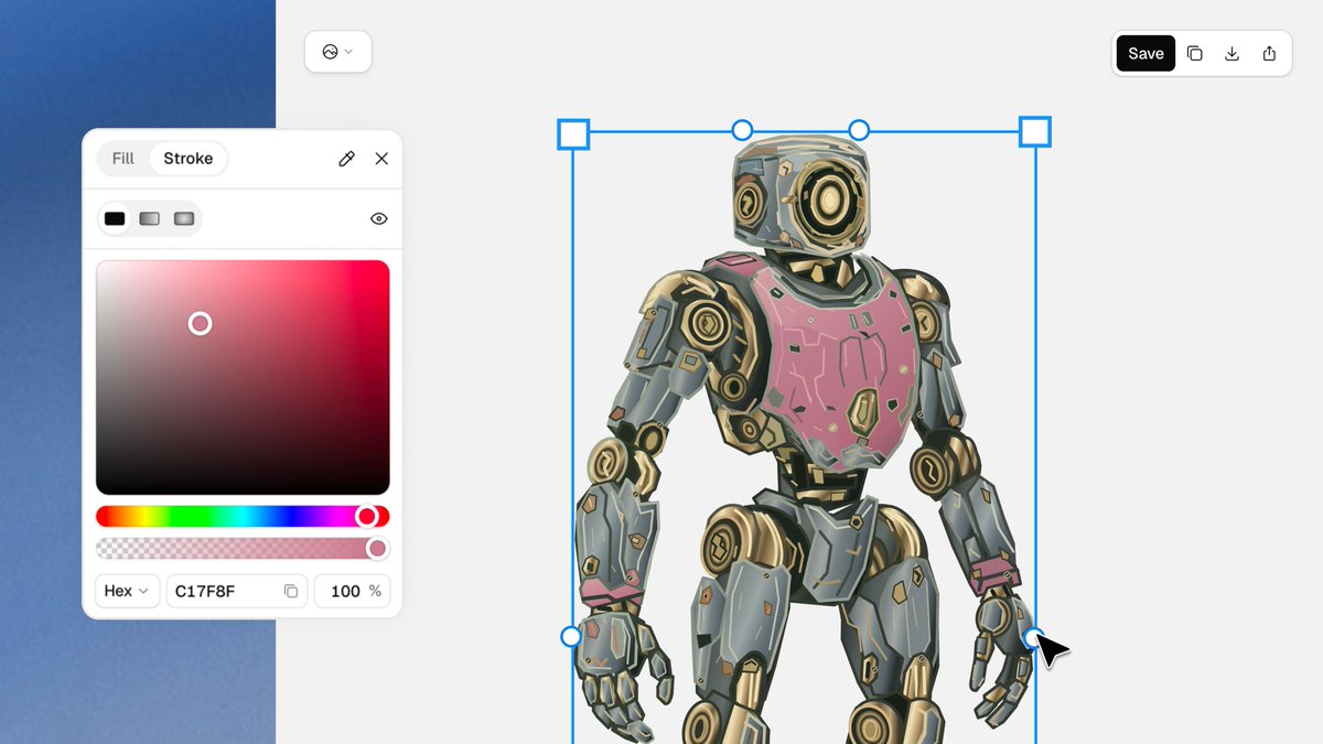 QuiverAI adds in-canvas editing of vector elements