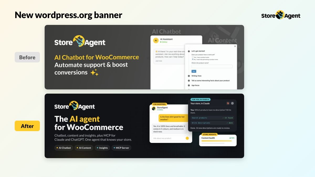StoreAgent 插件新增 MCP 服务器,可在 Claude 或 ChatGPT 中管理 WooCommerce