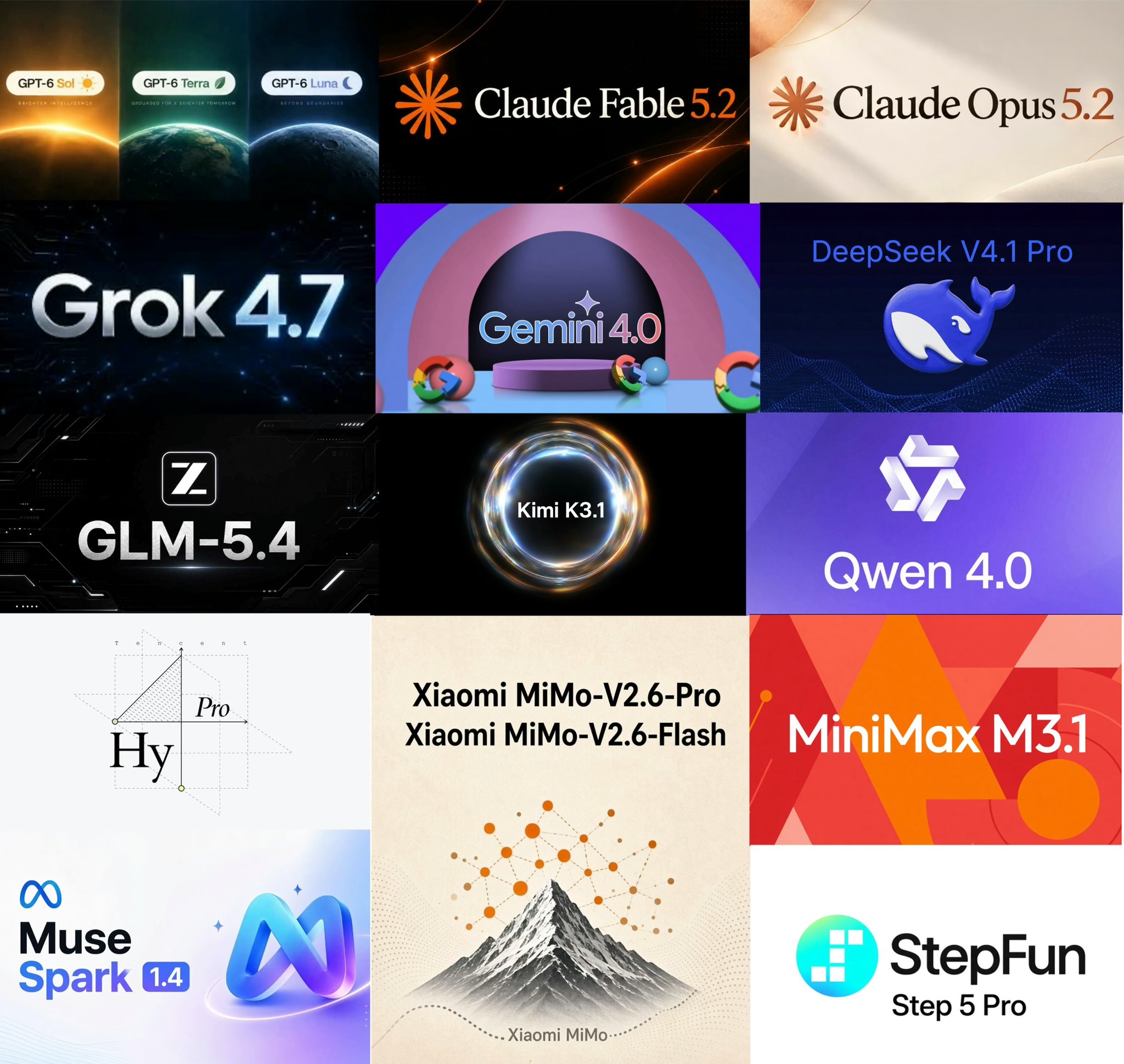 13 next-gen models listed for a major refresh, led by GPT-6 Sol