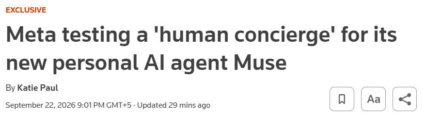Some Muse phone calls handled by human agents, Reuters reports
