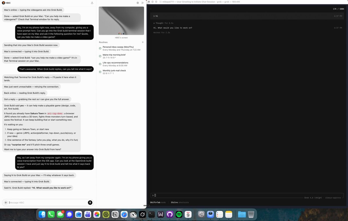Meta Muse can't match Grok Bot's depth, user says, citing remote Mac control