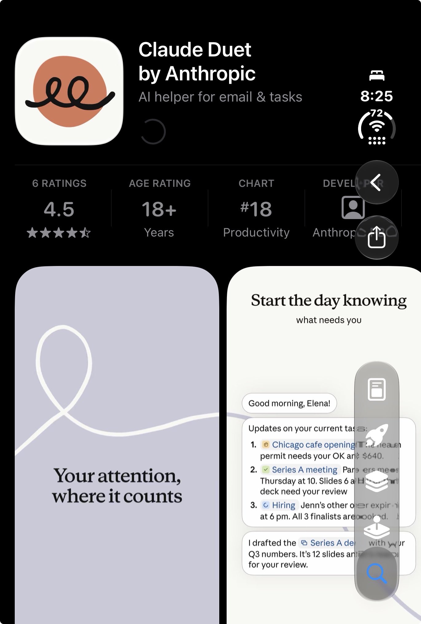 Claude Duet is on the App Store but access is still gated
