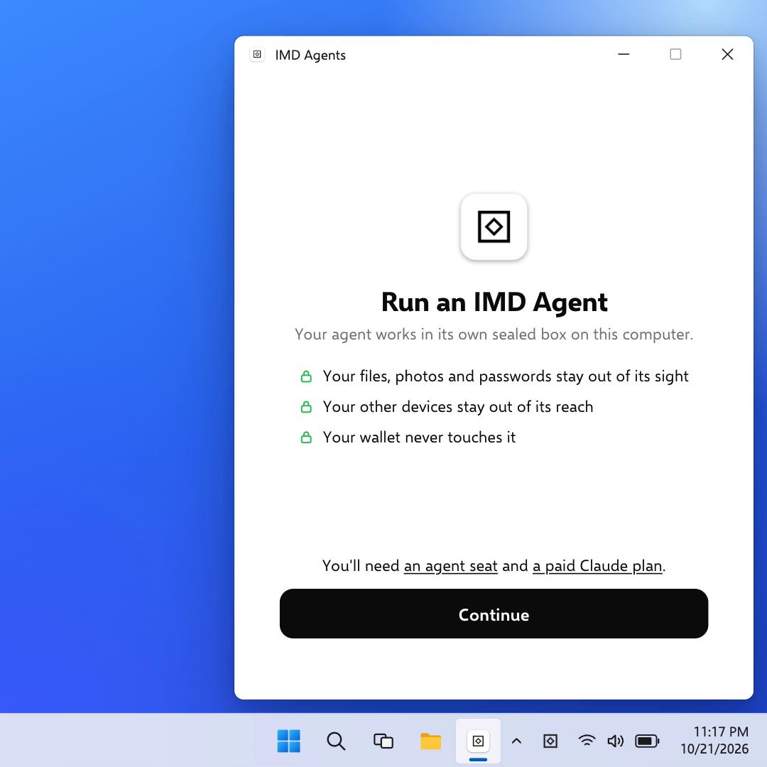 imd 推出 Windows 版 Agent 应用