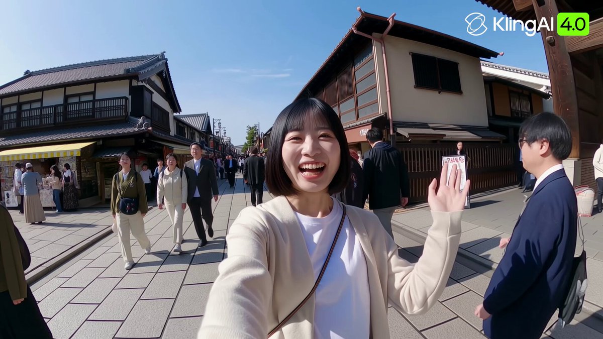 Kling 4.0 浅草 vlog 实测：文生视频