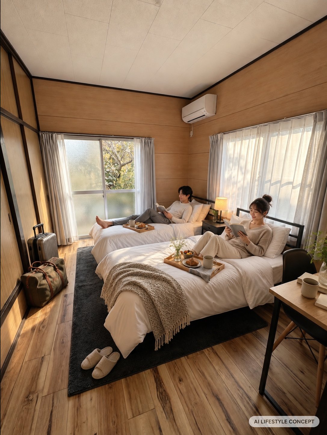 Turning a real guesthouse room photo into a stay scene with Images 2.5 (image 2 of 2)
