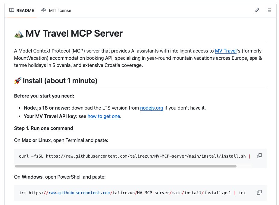 Ski accommodation MCP server lets AI assistants query live resort inventory