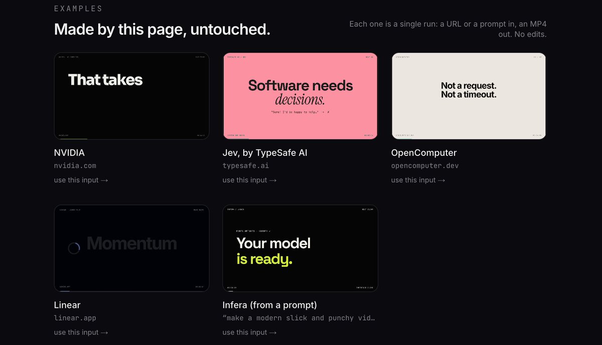 ShipVideo: Opus 5.5 writes code to render 30-second promo videos