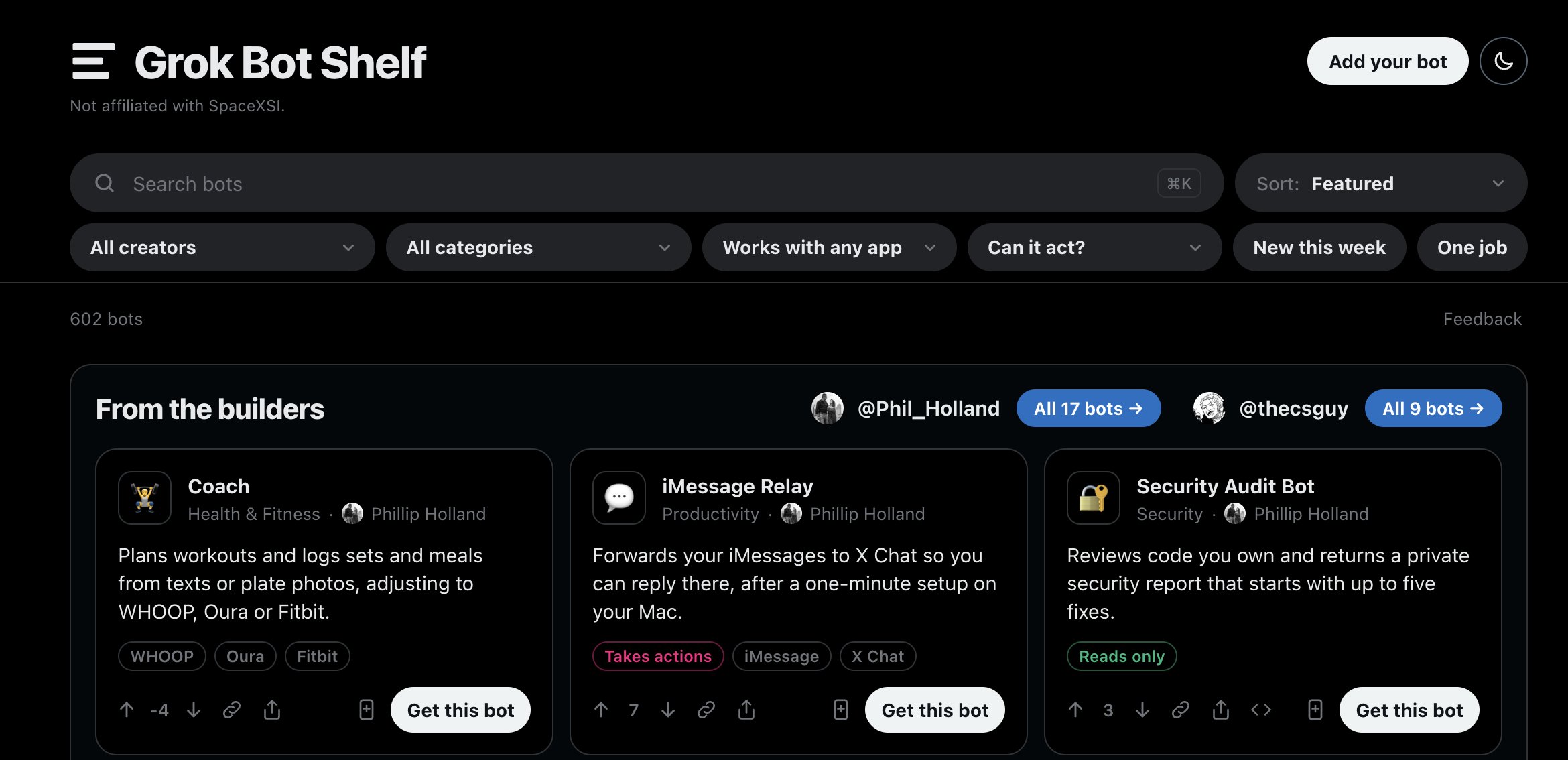 Grok Bot resource list from beginner to advanced