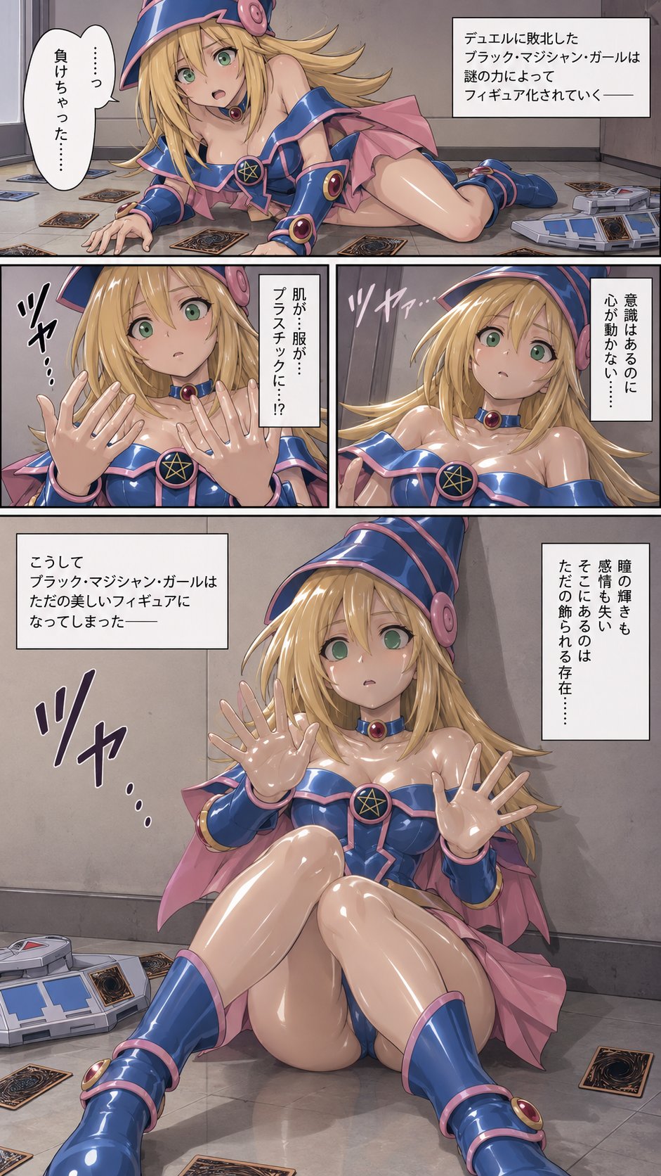 Testing petrification manga with GPT-Image-2.5 in anime and realistic styles (image 1 of 2)