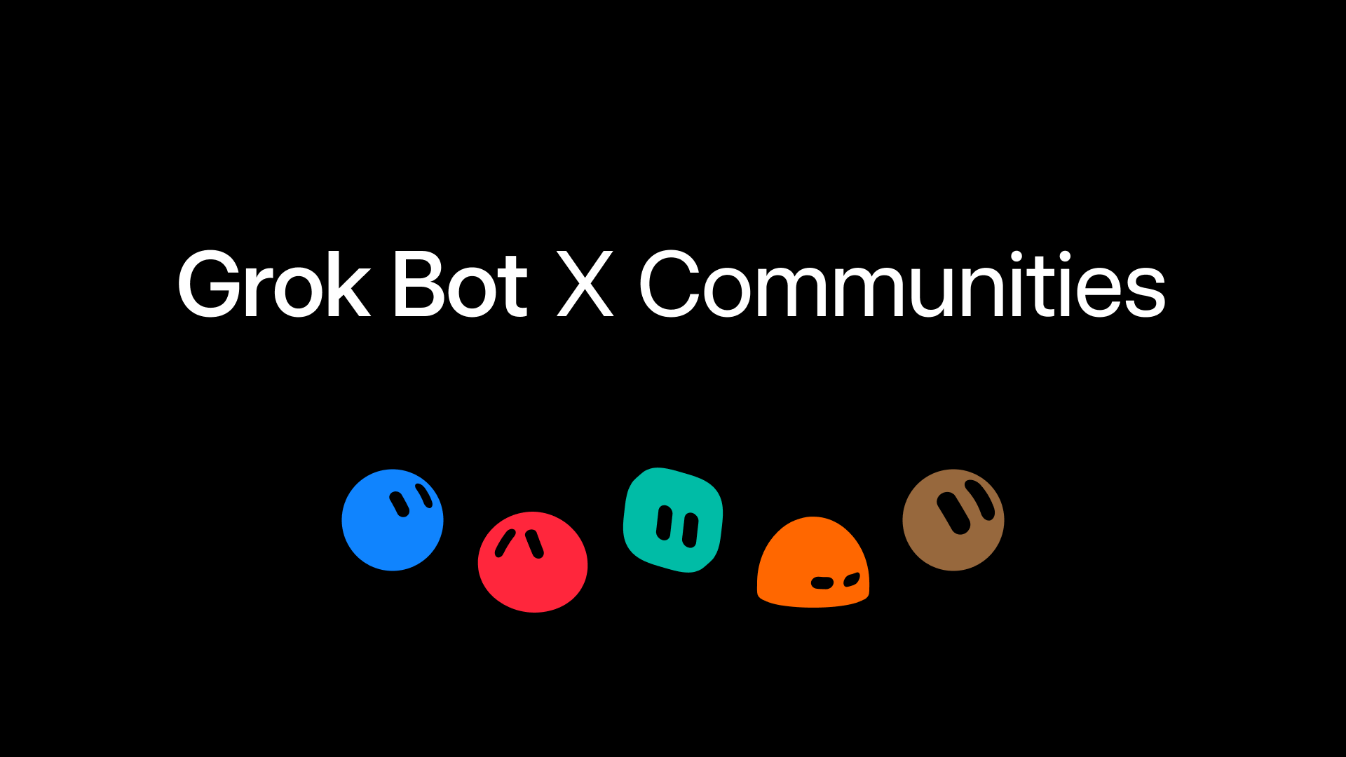 X 上线 6 个 Grok Bot 行业社区招募