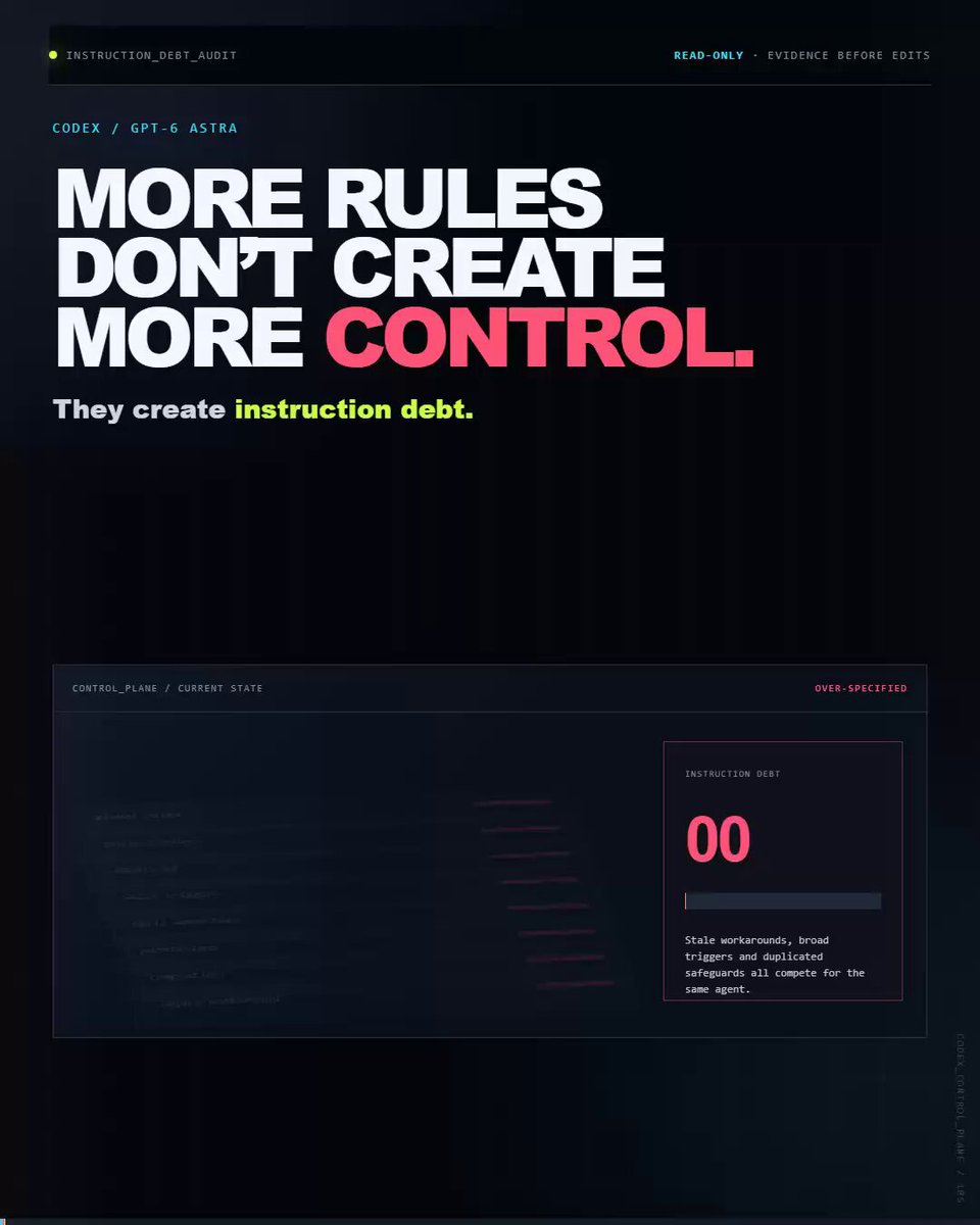 Codex users should run an instruction debt audit before adding rules