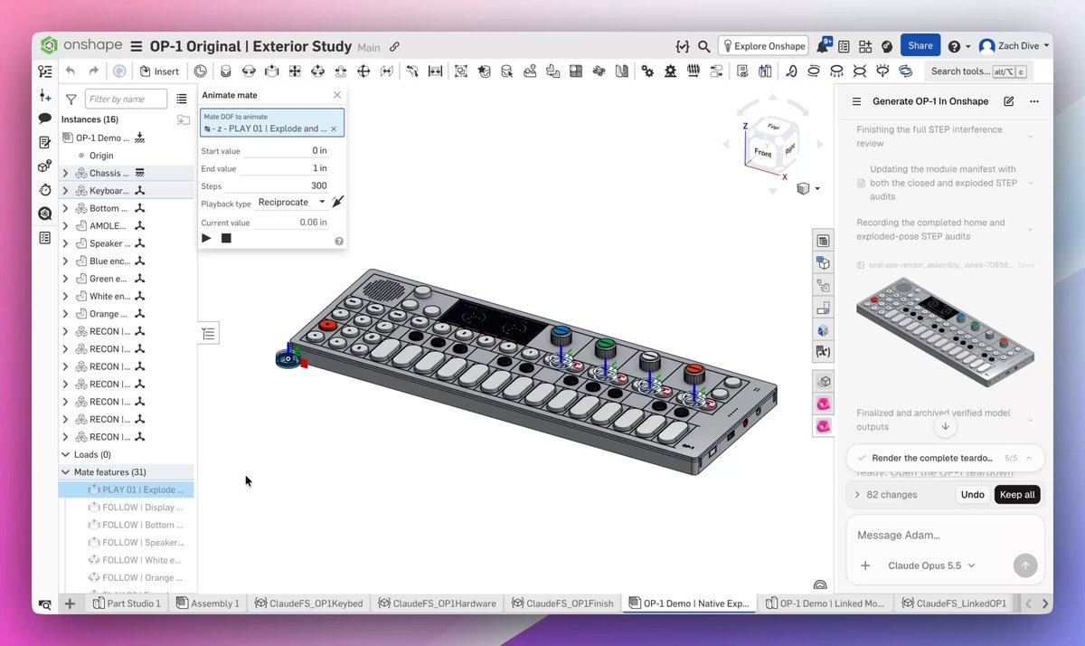 Adam makes Opus 5.5 its default model