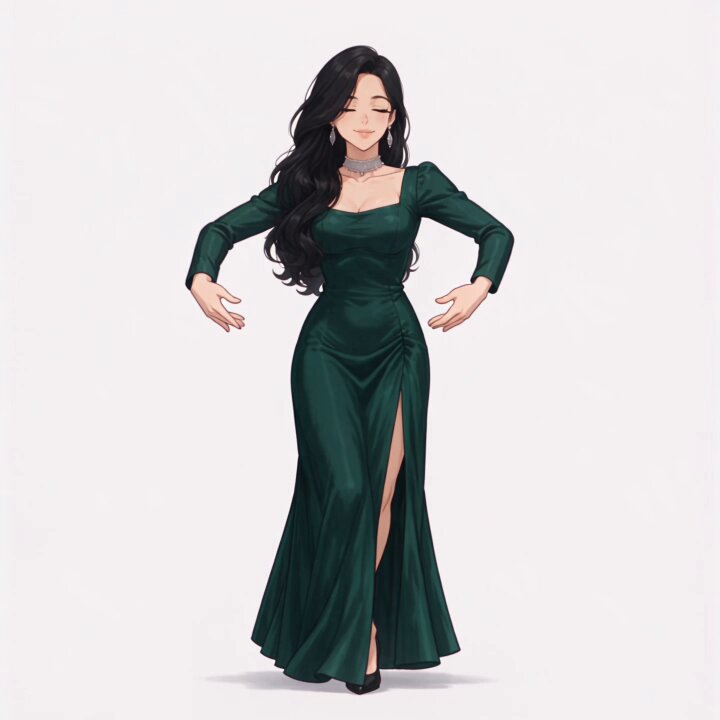 GPT Image 2.5 used to create a character and a dance animation