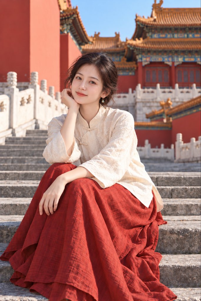 GPT-Image 2.5: plain-dress portrait and pose reference