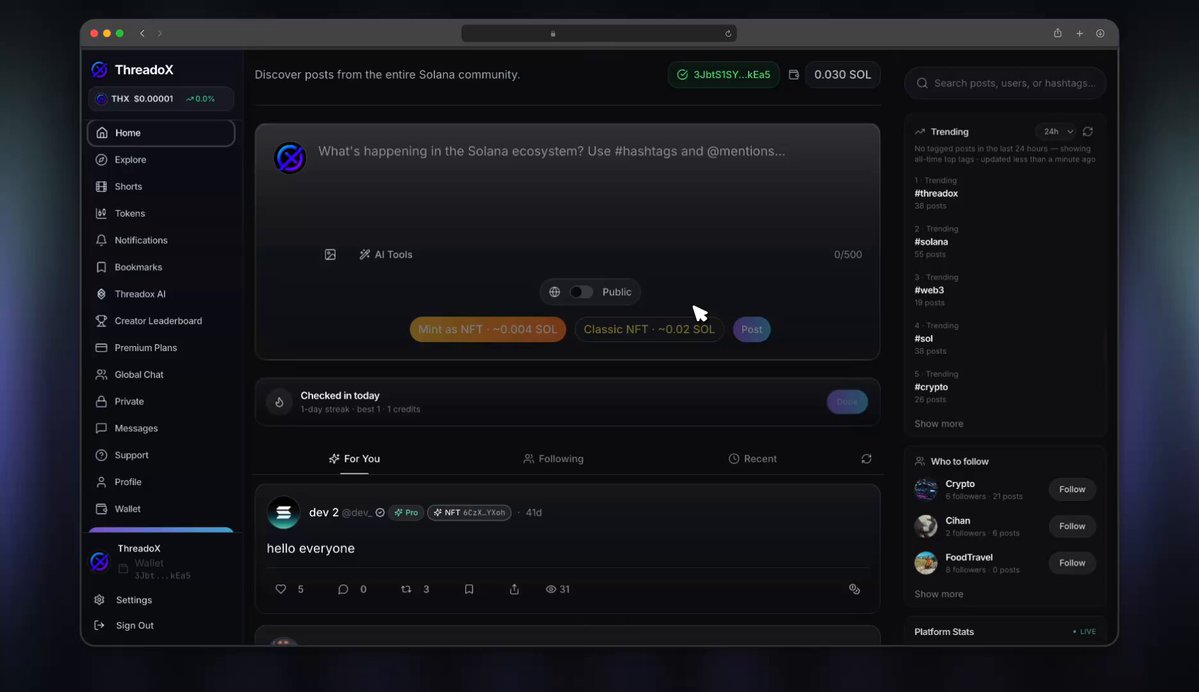 ThreadoX 提供一键添加 Claude / ChatGPT 连接器