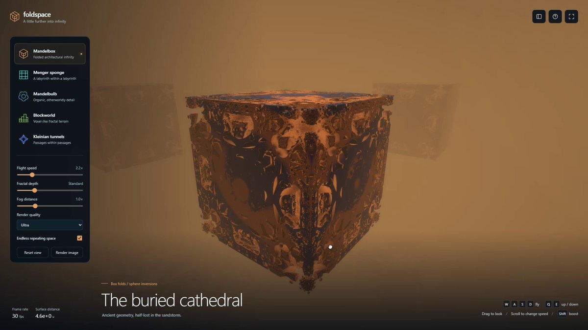 Opus 5.5 builds a browser-based 3D fractal explorer