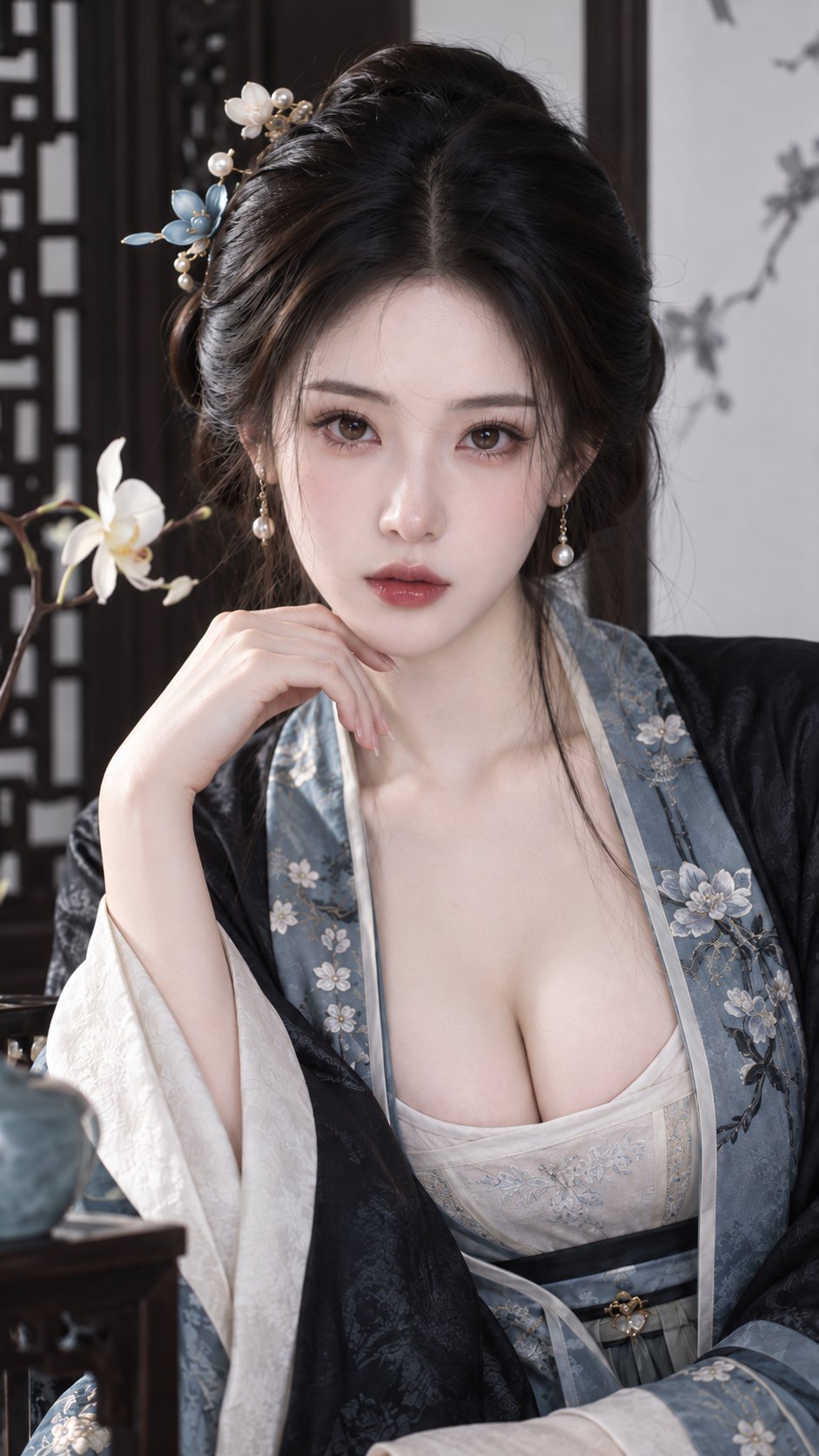 GPT Image 2.5 古风清冷人像提示词
