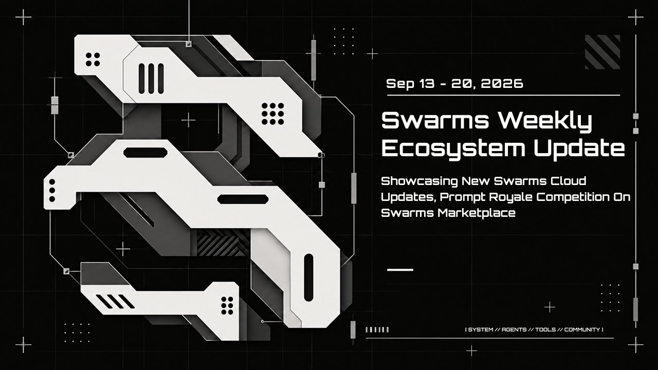 Swarms weekly update: Cloud changelog and Marketplace MCP