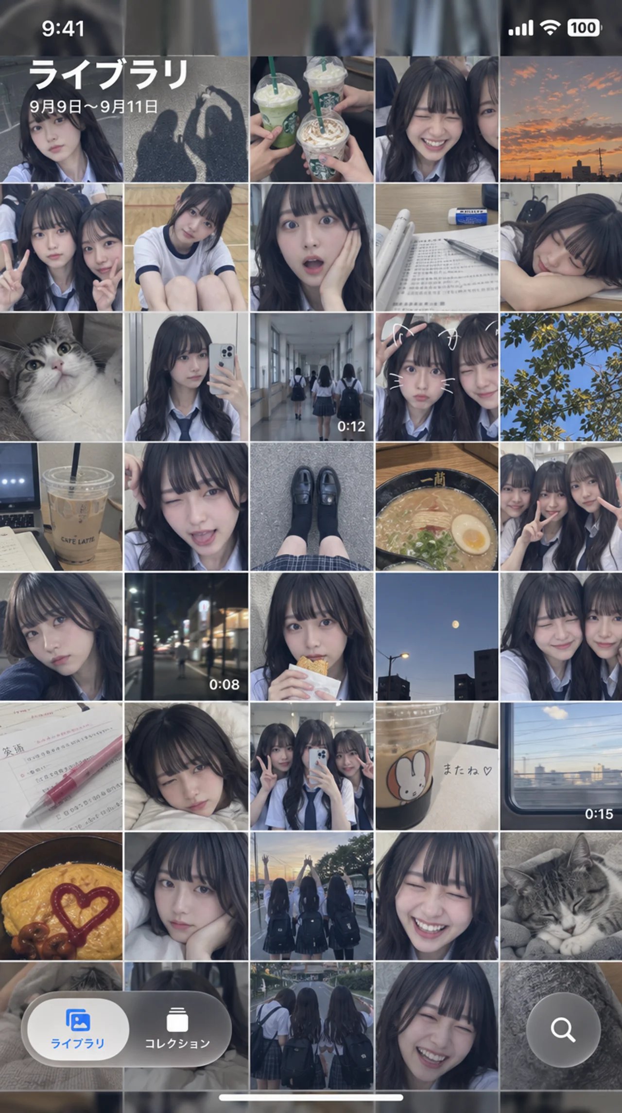 GPT Image 2.5 generates an iPhone camera roll screenshot (image 1 of 2)