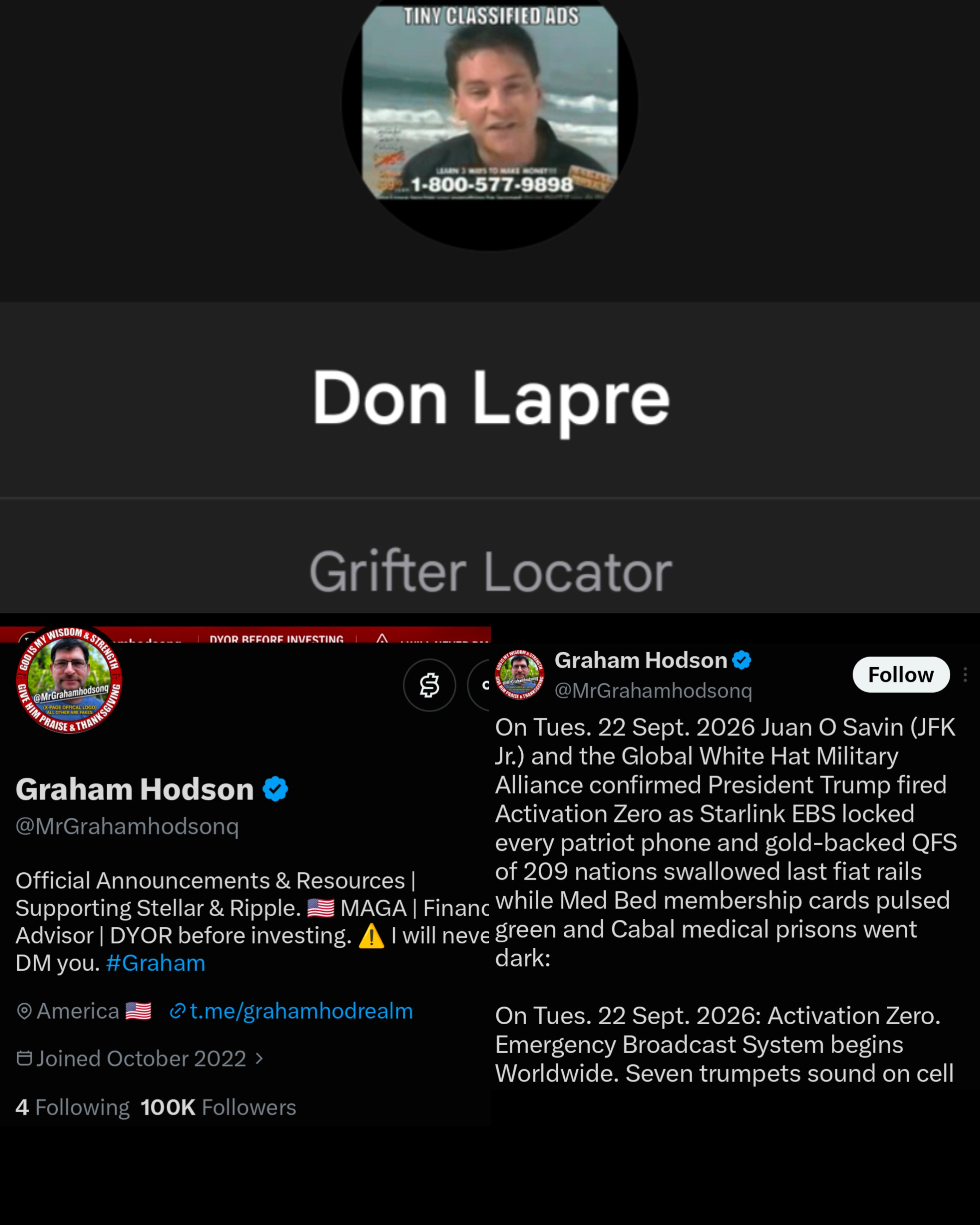 Grok Bot 抓出十万粉级骗子账号