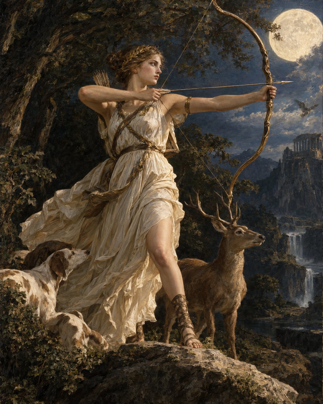 GPT-Image 2.5 draws Artemis of ancient Greece