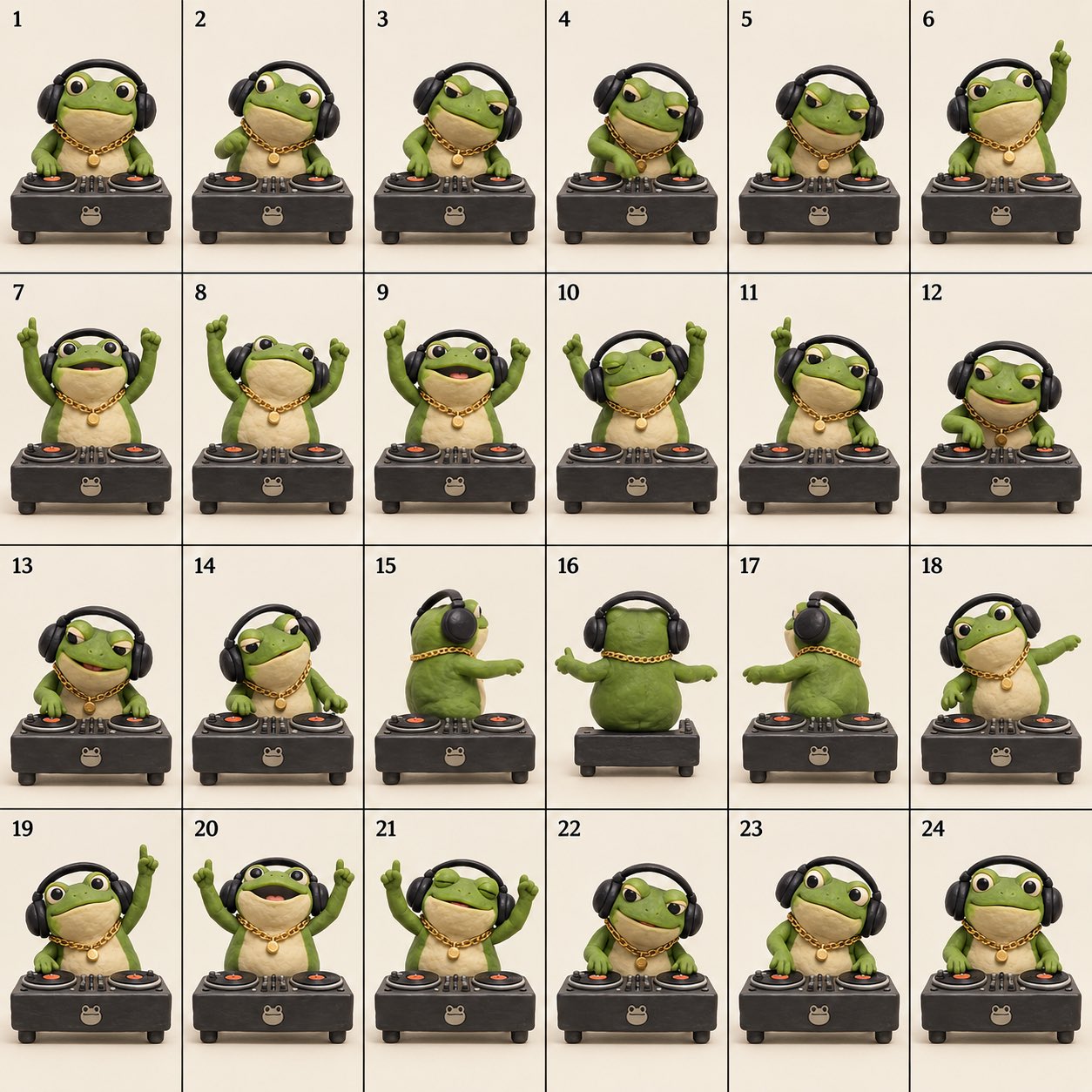 ChatGPT Images 2.5 generates a full clay stop-motion loop in one try