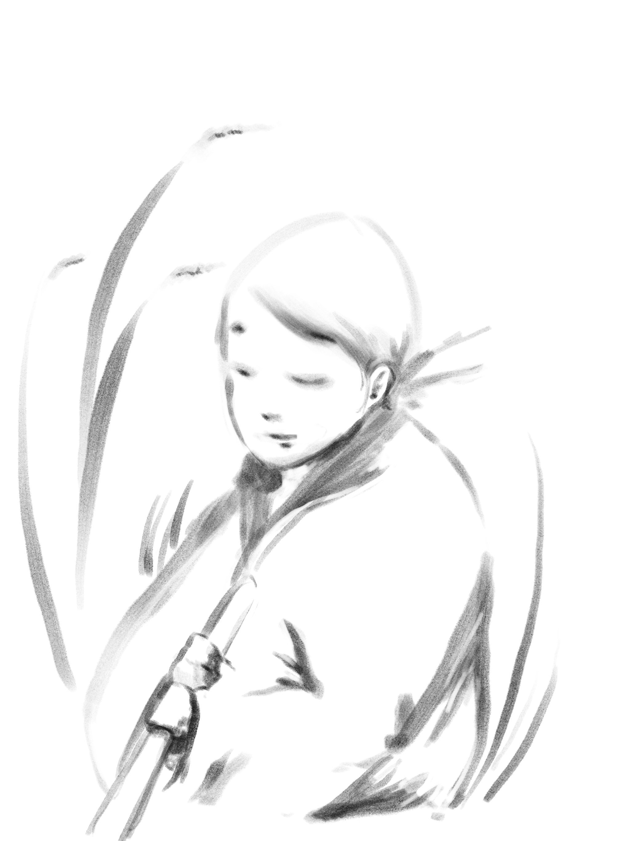 Kling 4.0 test: flat hand-drawn art gets restyled into another look