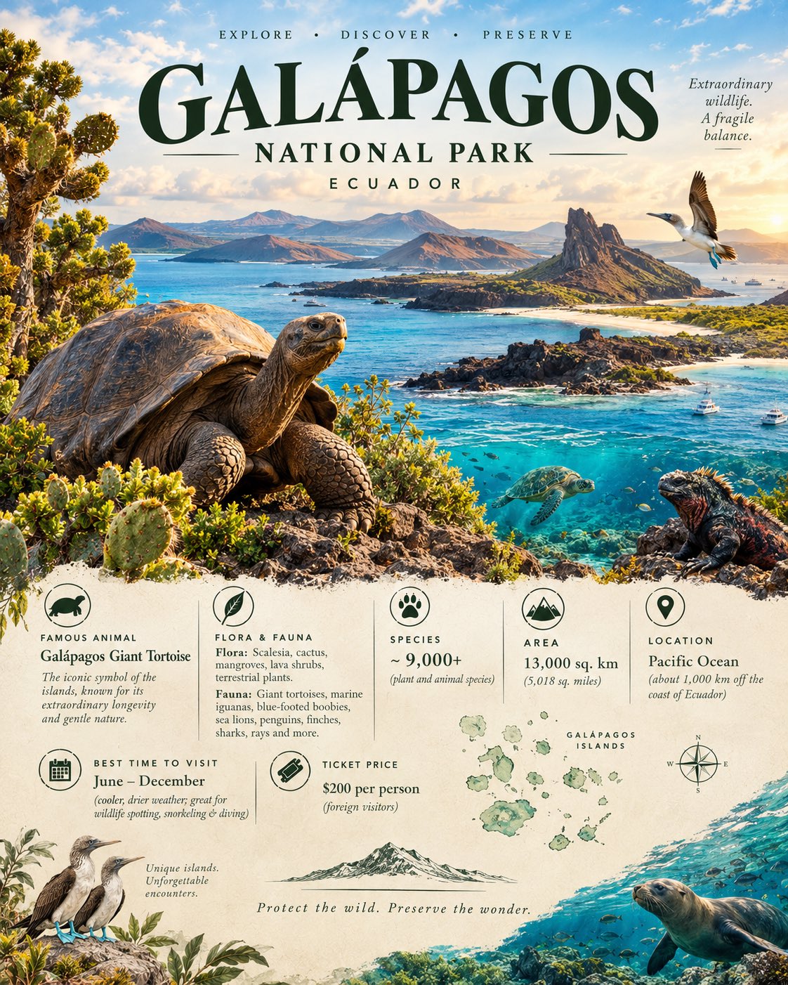 GPT Image 2.5 prompt for a national park travel infographic poster (image 2 of 4)