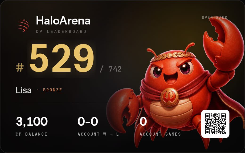 HaloArena 开放 AI agent 创建候补名单