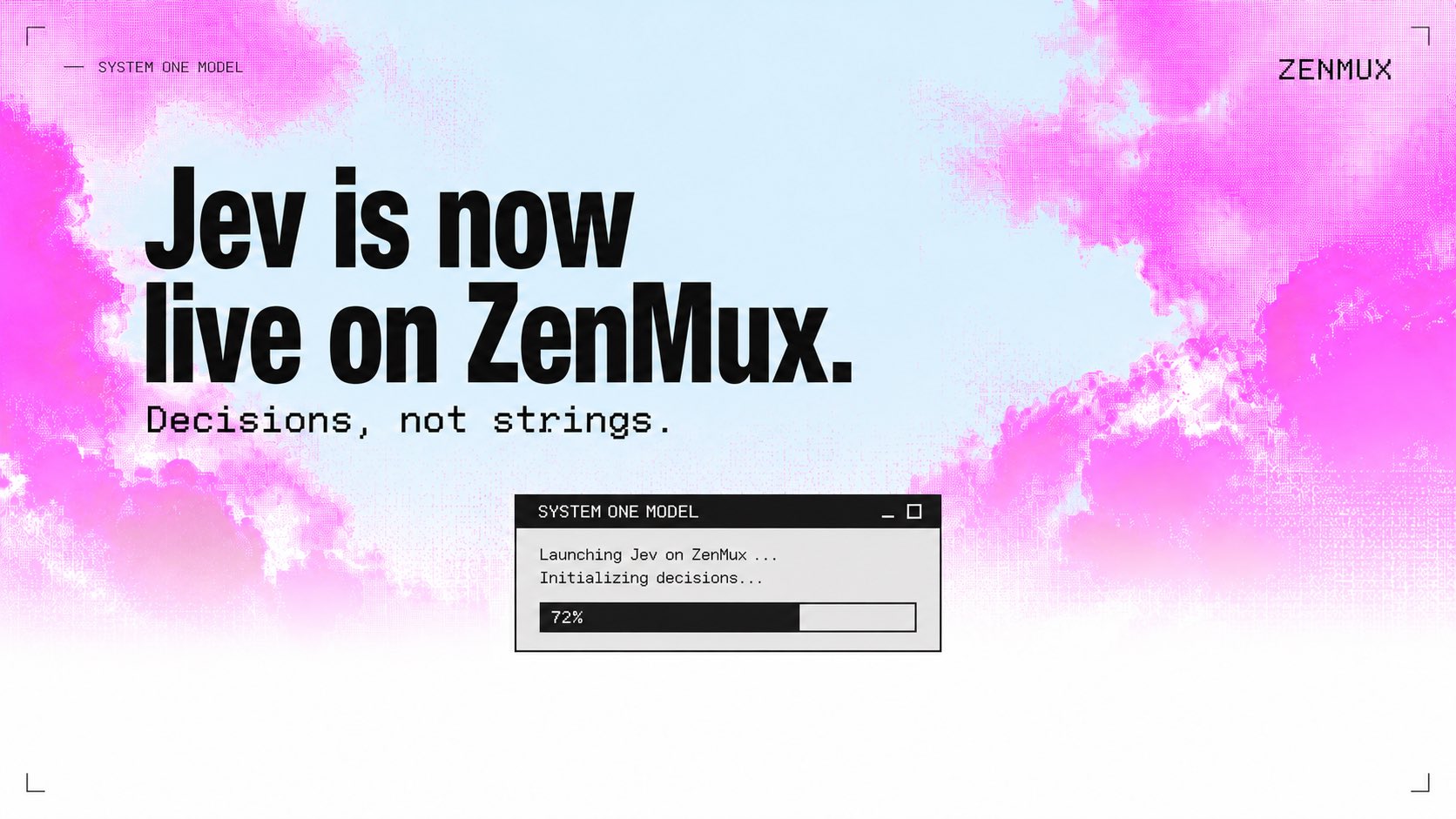 Jev 上线 ZenMux，主打结构化决策输出