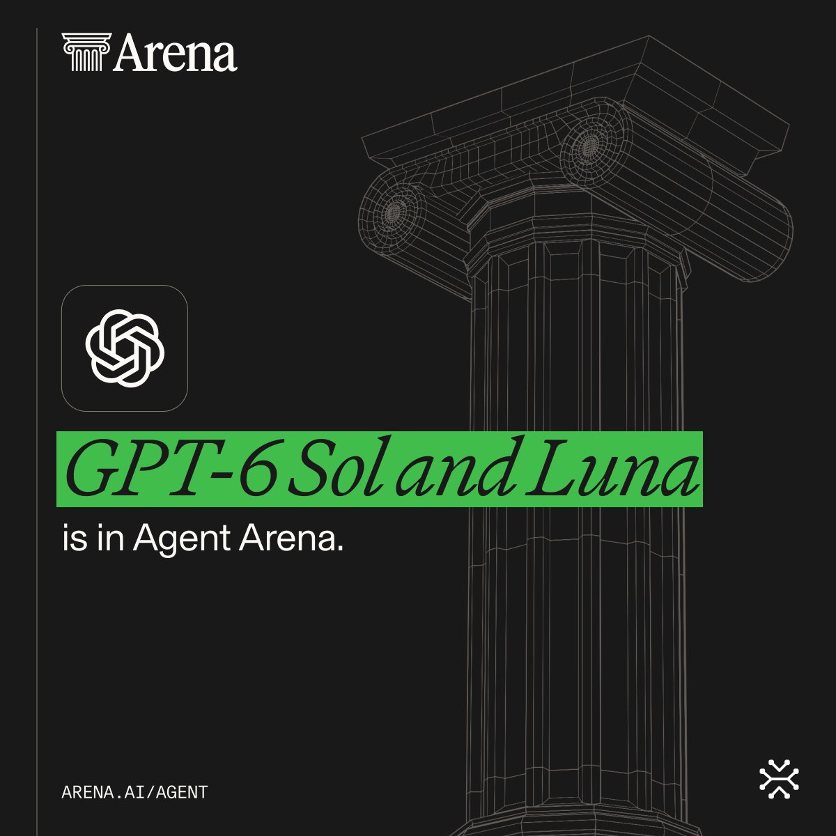 GPT-6 Sol and Luna arrive in Agent Arena and Code Arena for voting