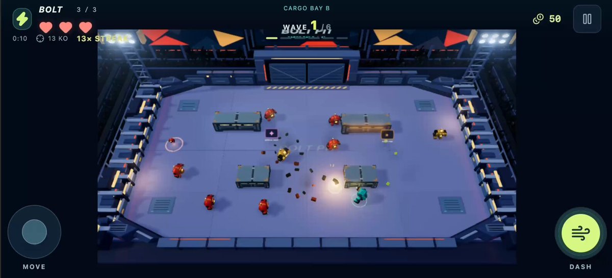 AI辅助开发的游戏Bolt Pit在CrazyGames上线