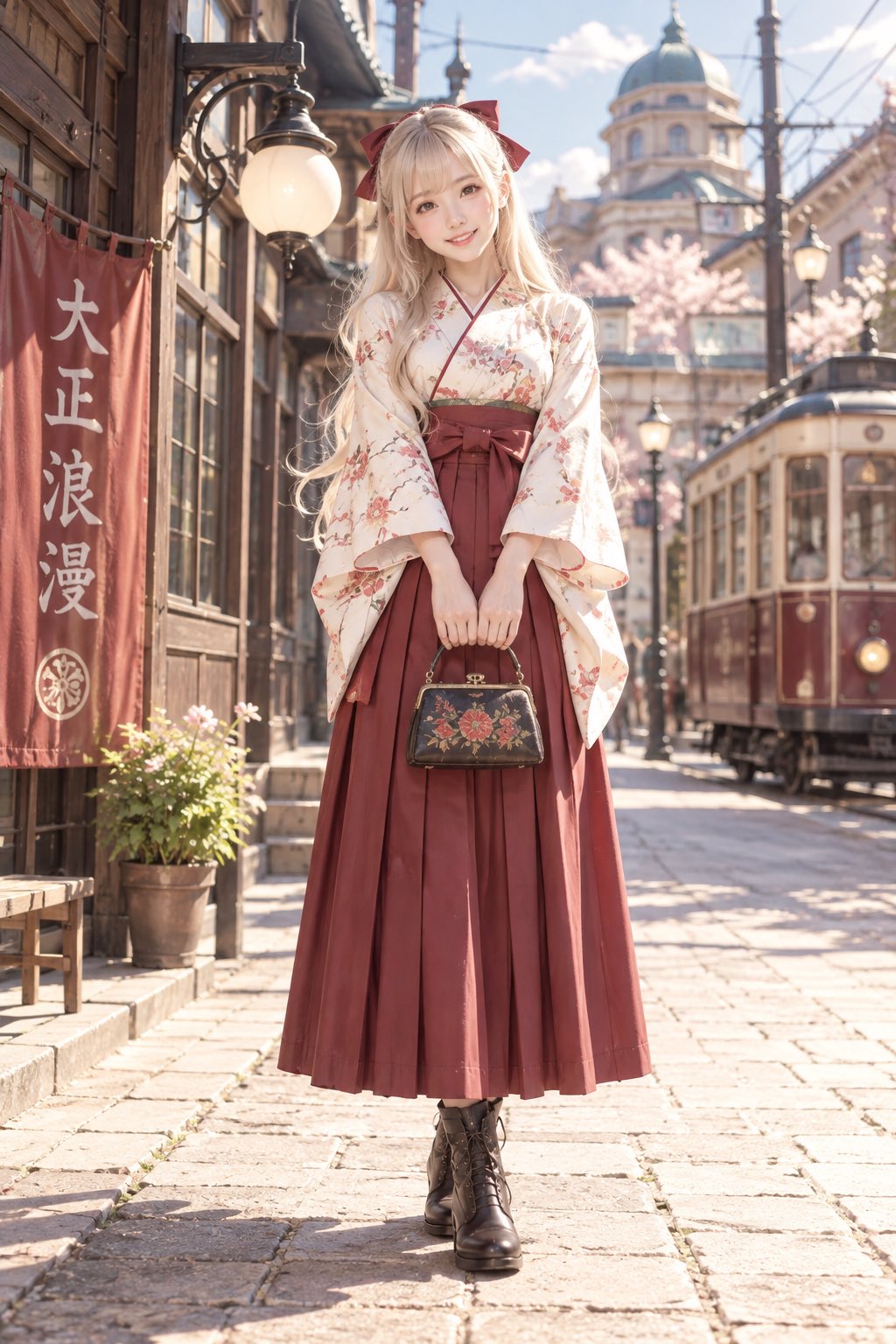 ChatGPT Images 2.5 generates Taisho Roman-style illustration (image 2 of 4)