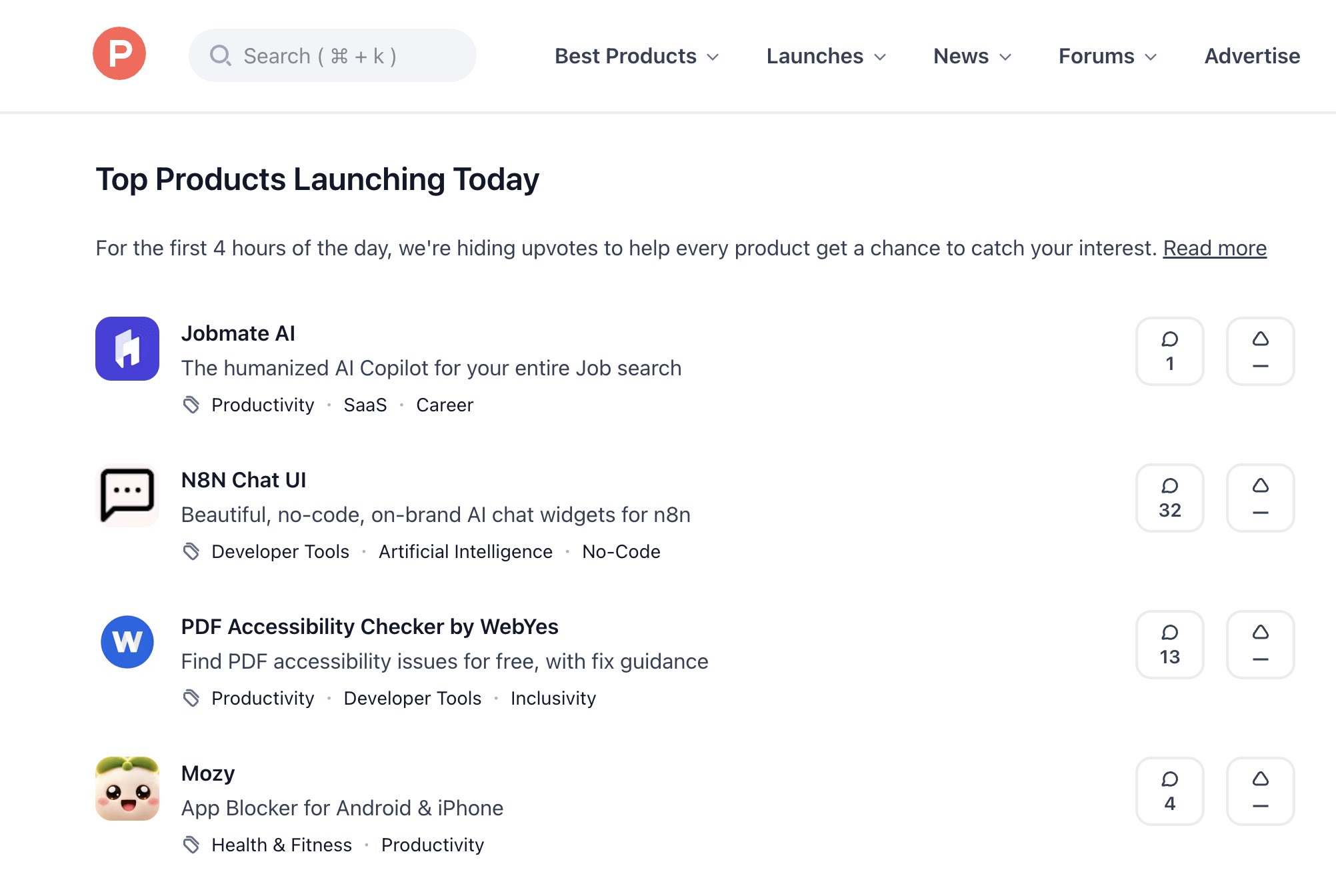JobMate AI 上线 Product Hunt(第 2 张,共 3 张)
