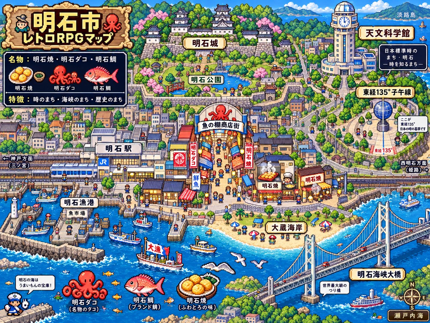 ChatGPT Images 2.5 turns a Japanese user's hometown into a retro RPG town map