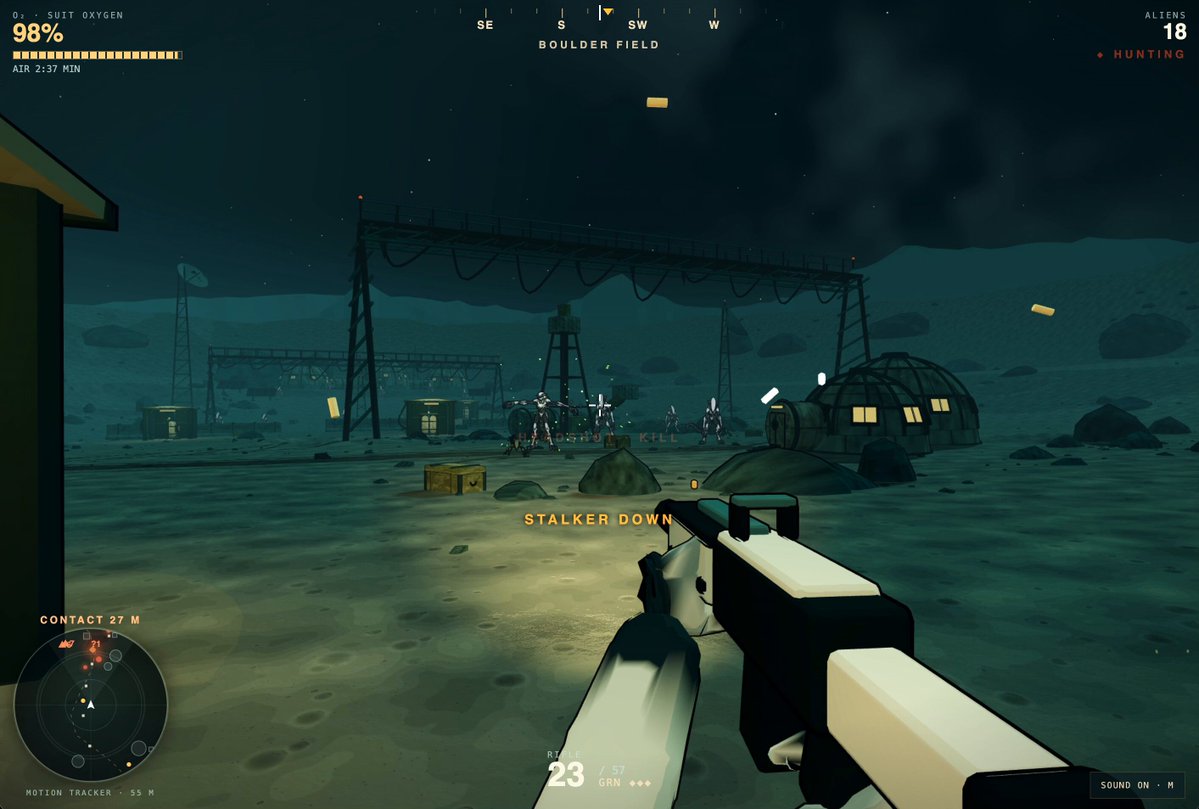 Opus 5.5-built FPS pits players against aliens on a moon base
