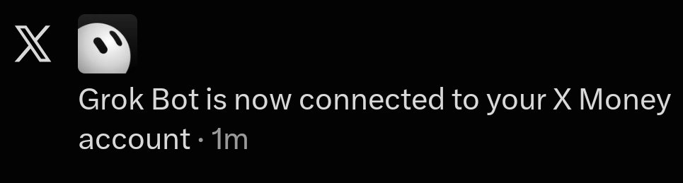 User complains Grok Bot keeps auto-connecting to X chat and X Money