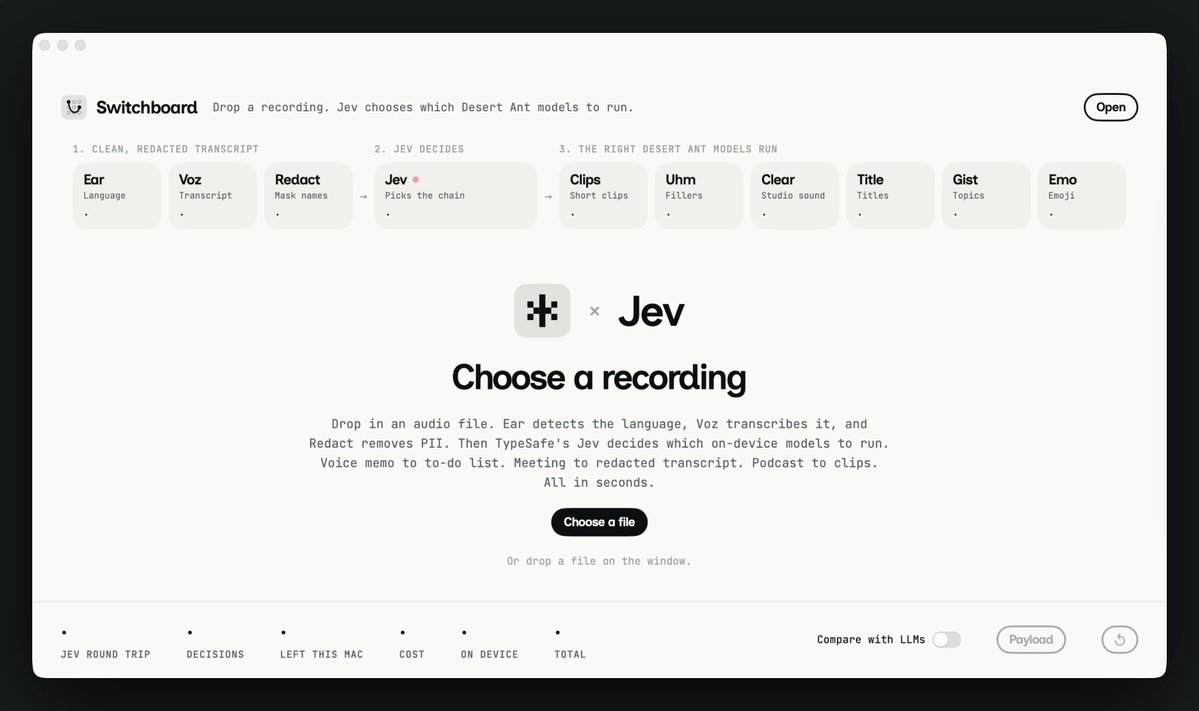 Jev 调度端侧模型做语音转待办