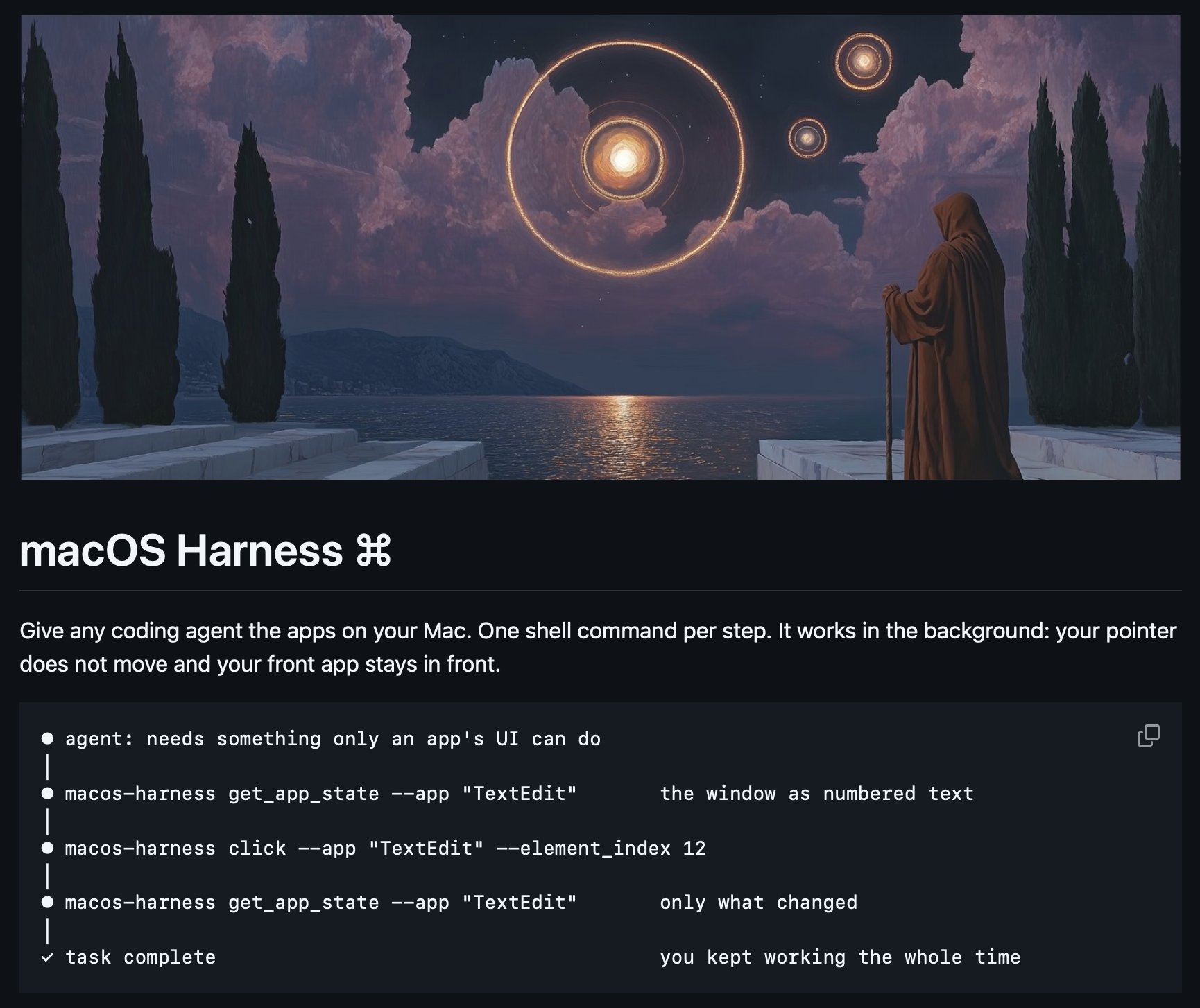 MacOS Harness 0.2 发布：虚拟光标操控 Mac