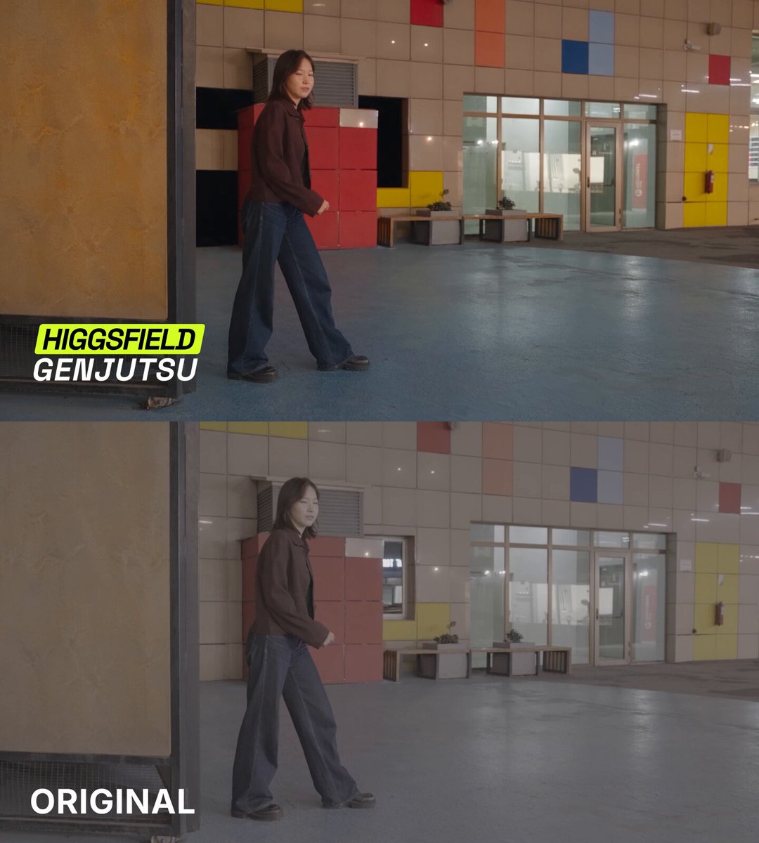 Higgsfield Genjutsu 支持实拍加 VFX