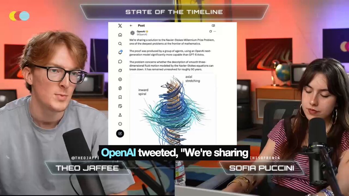 OpenAI says unreleased model solved Navier-Stokes in 88 hours