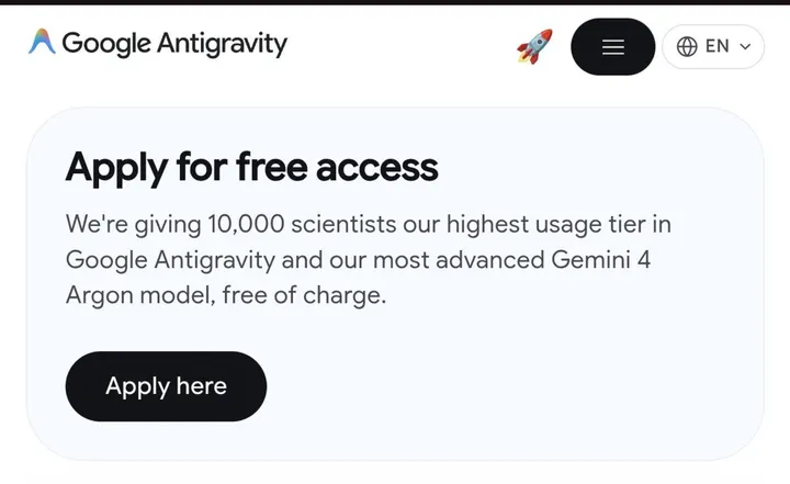 Google offers six months of Antigravity Ultra free to students and researchers