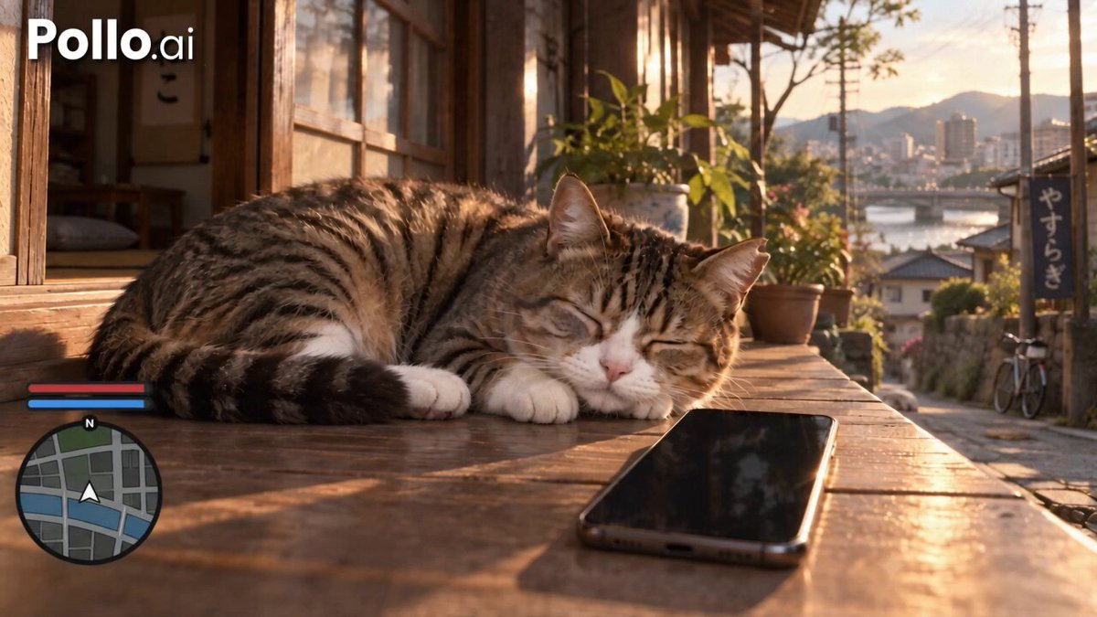 Japanese creator makes a cat GTA game video with GPT Image 2.5